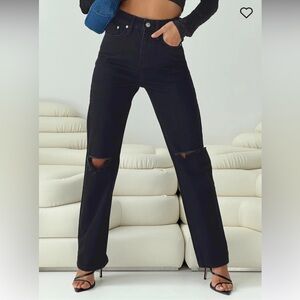 Princess Polly Holland Jeans Black